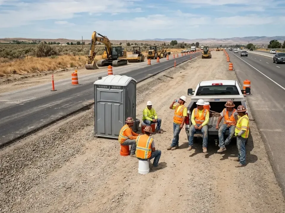 highway-road-construction-crew-007 — frequently asked questions, Porta Potty and Restroom Rentals in Water Valley, MS